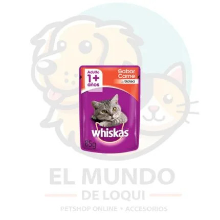Whiskas sobre para gatitos carne en salsa